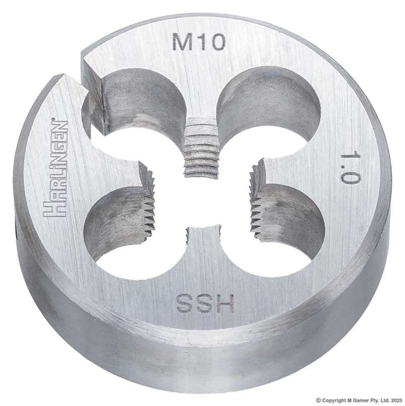 M10 x 1.0mm HSS Round Die